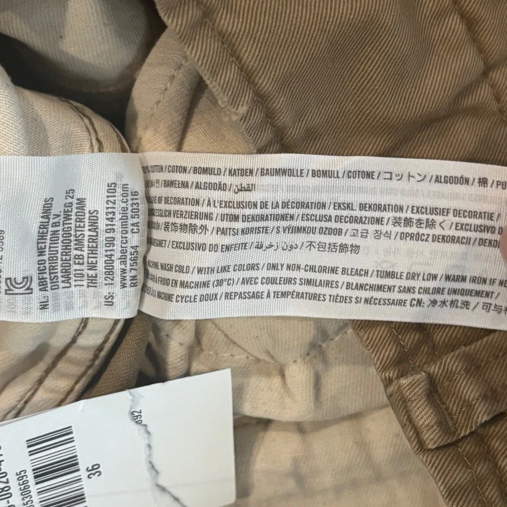 Abercrombie & Fitch Cargo Shorts Mens 36 Brown 10